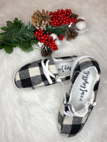 Load image into Gallery viewer, Buffalo Plaid Flats W/ Fuzzy Lining
