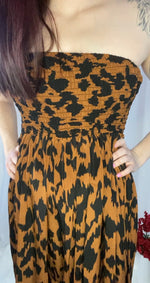 Load image into Gallery viewer, Rusty Leopard Print Jumpsuit
