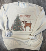 Load image into Gallery viewer, Mooey Christmas Sweatshirt
